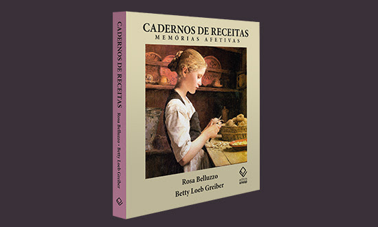 Livro Cadernos de receitas - memórias afetivas